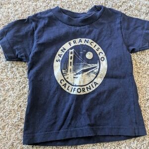 San Francisco Golden Gate Bridge Navy T-Shirt